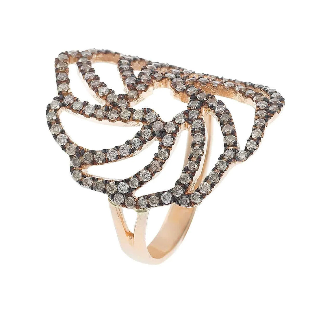 Small Lace Ring P-Chd-S - Lace - Ileana Makri store