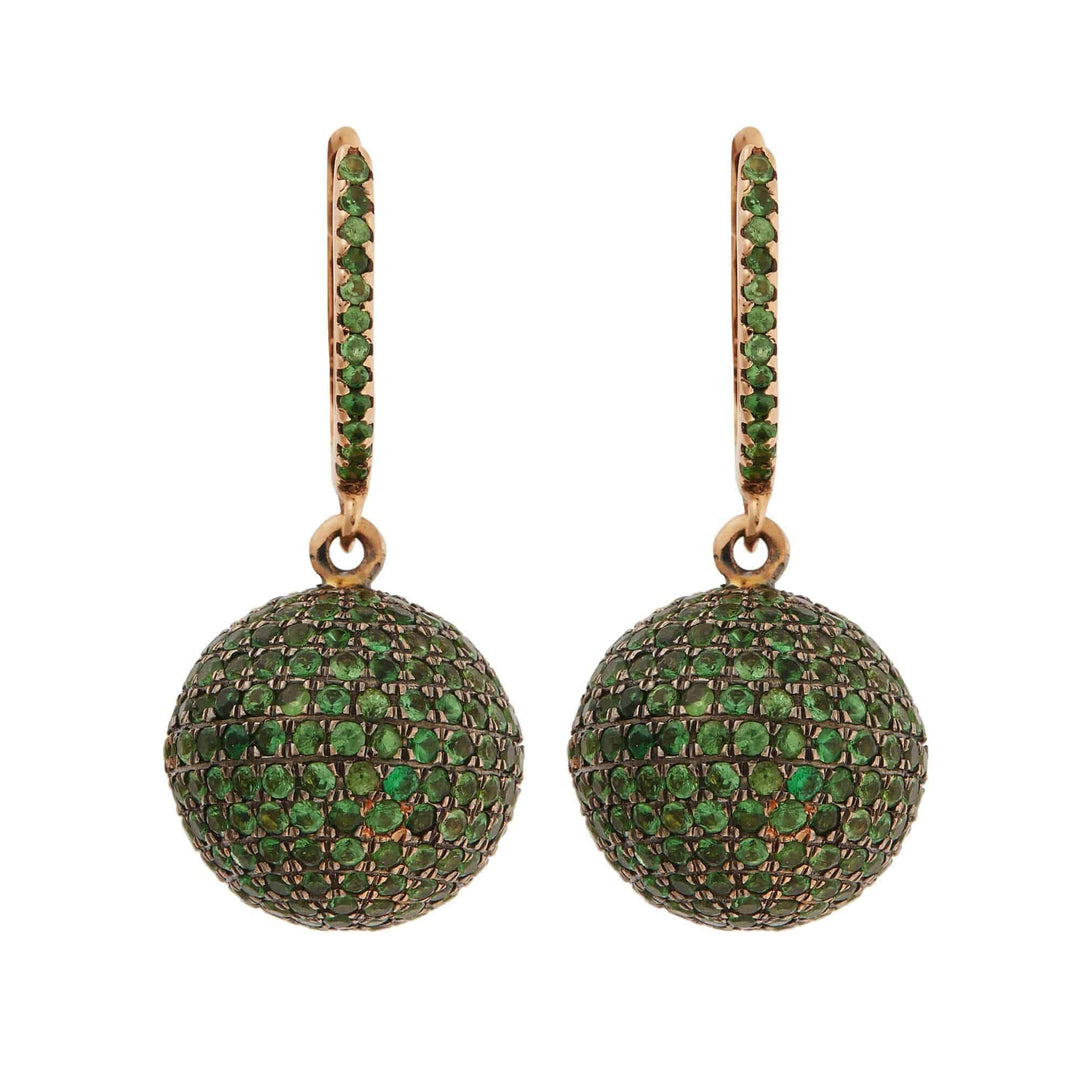 Small Pave Clip Ball Earrings P - Oxs - Ts - Classic - Ileana Makri