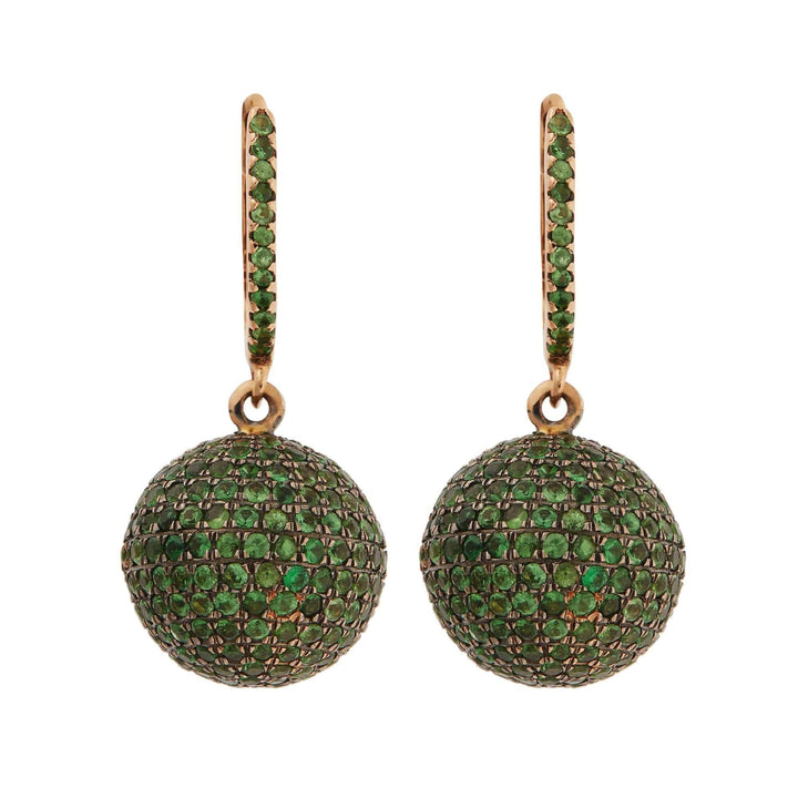 Small Pave Clip Ball Earrings P - Oxs - Ts - Classic - Ileana Makri