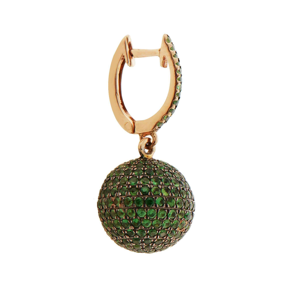 Small Pave Clip Ball Earrings P - Oxs - Ts - Classic - Ileana Makri