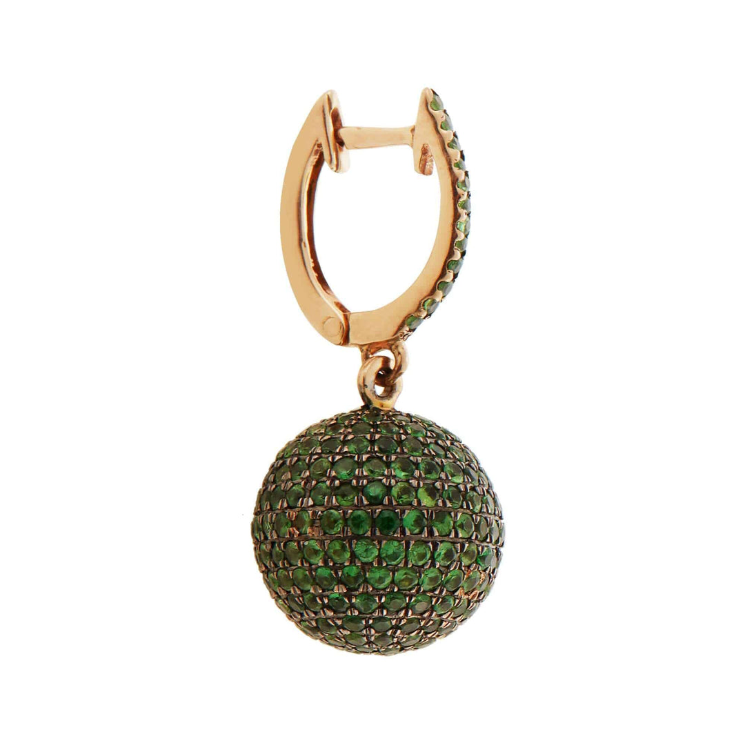 Small Pave Clip Ball Earrings P - Oxs - Ts - Classic - Ileana Makri