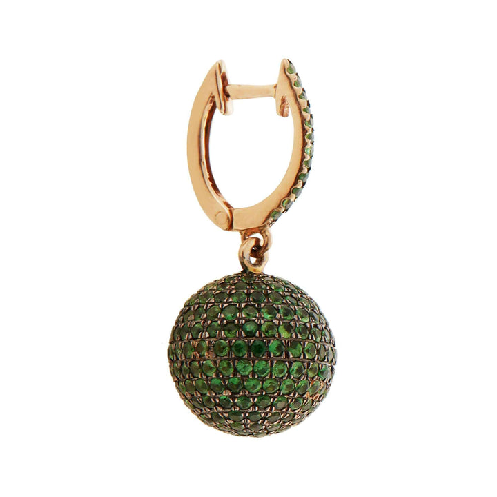 Small Pave Clip Ball Earrings P - Oxs - Ts - Classic - Ileana Makri