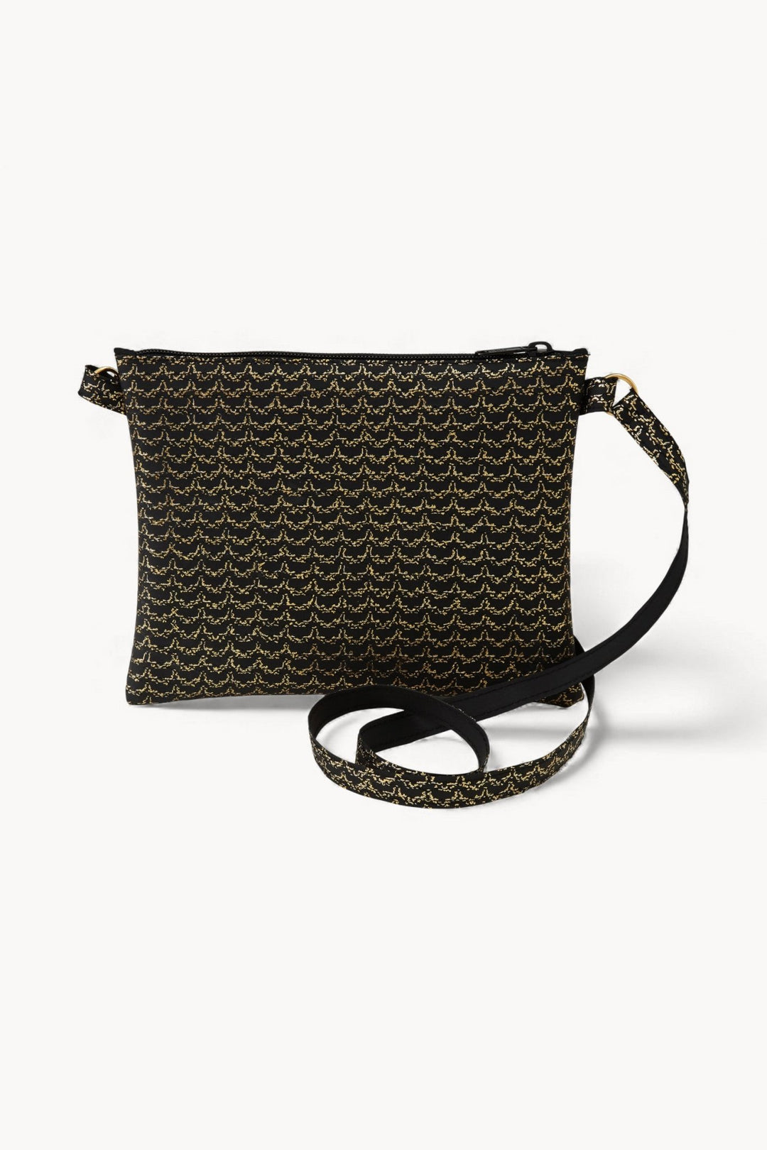 Small Pocket Bag in Gold Knit - Luisa Cevese Riedizioni - Ileana Makri