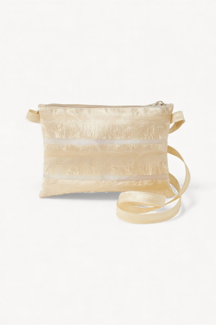 Small Pocket Bag in Silk Fringes - Luisa Cevese Riedizioni - Ileana Makri