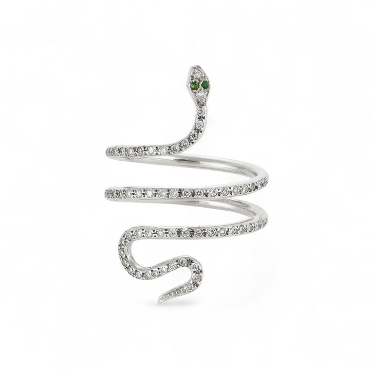 Small Single Python Ring W - D - Ts - SNAKES - Ileana Makri