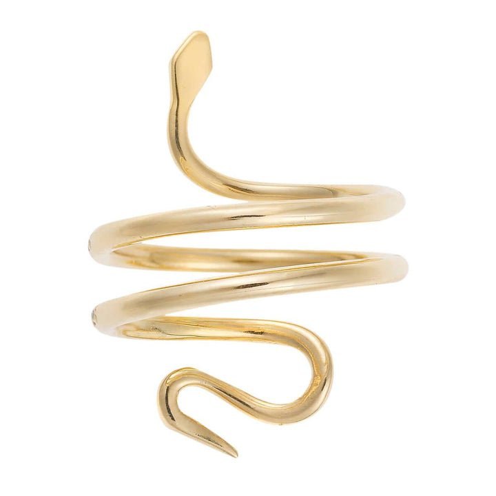 Small Single Python Ring Y - D - Ts - SNAKES - Ileana Makri