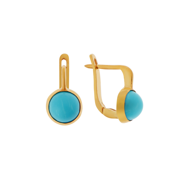 Turquoise Plug Earrings