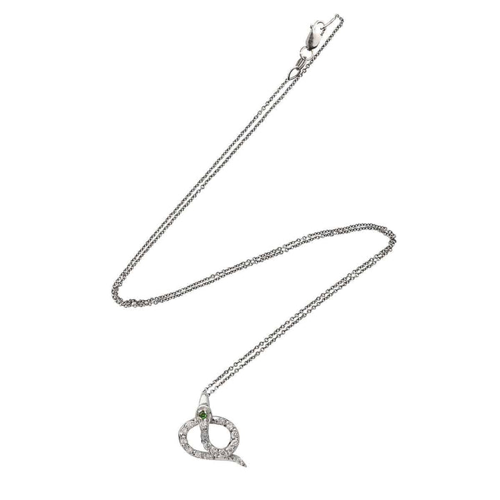 Snake Pendant Pave W - D - Ts - SNAKES - Ileana Makri