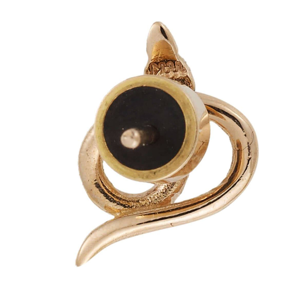 Snake Studs Pave P - Bd - Ru - SNAKES - Ileana Makri