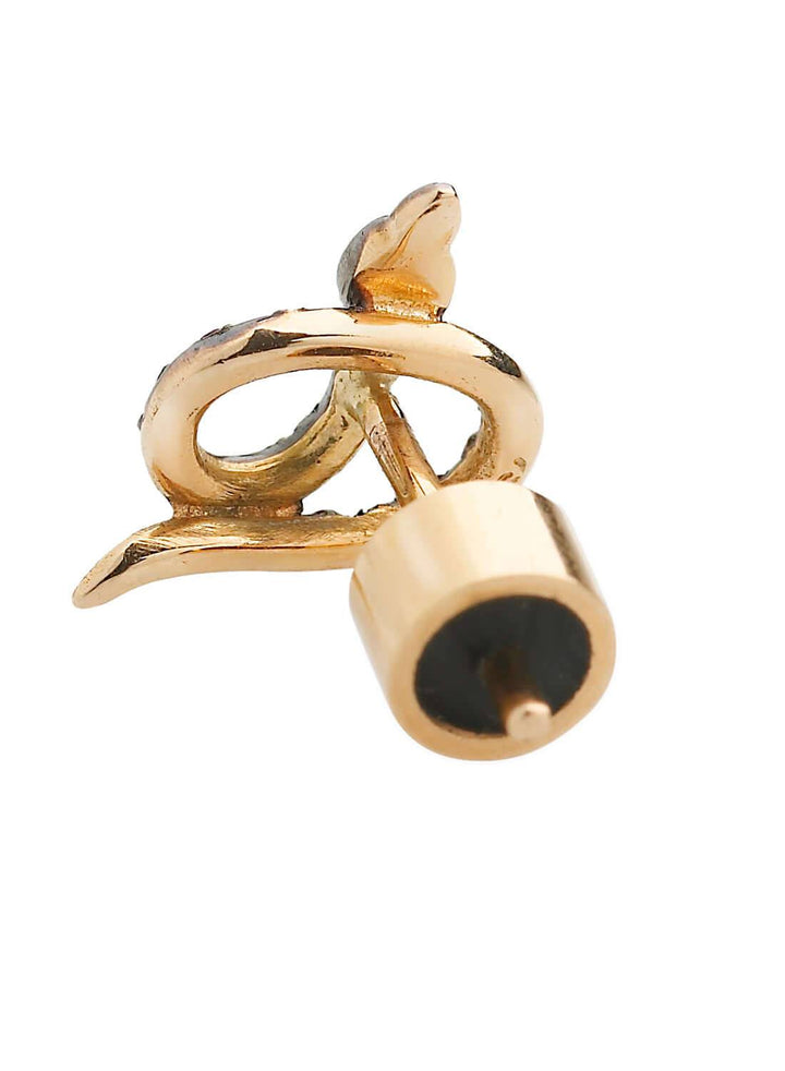 Snake Studs Pave P - OXS - RU - D - SNAKES - Ileana Makri