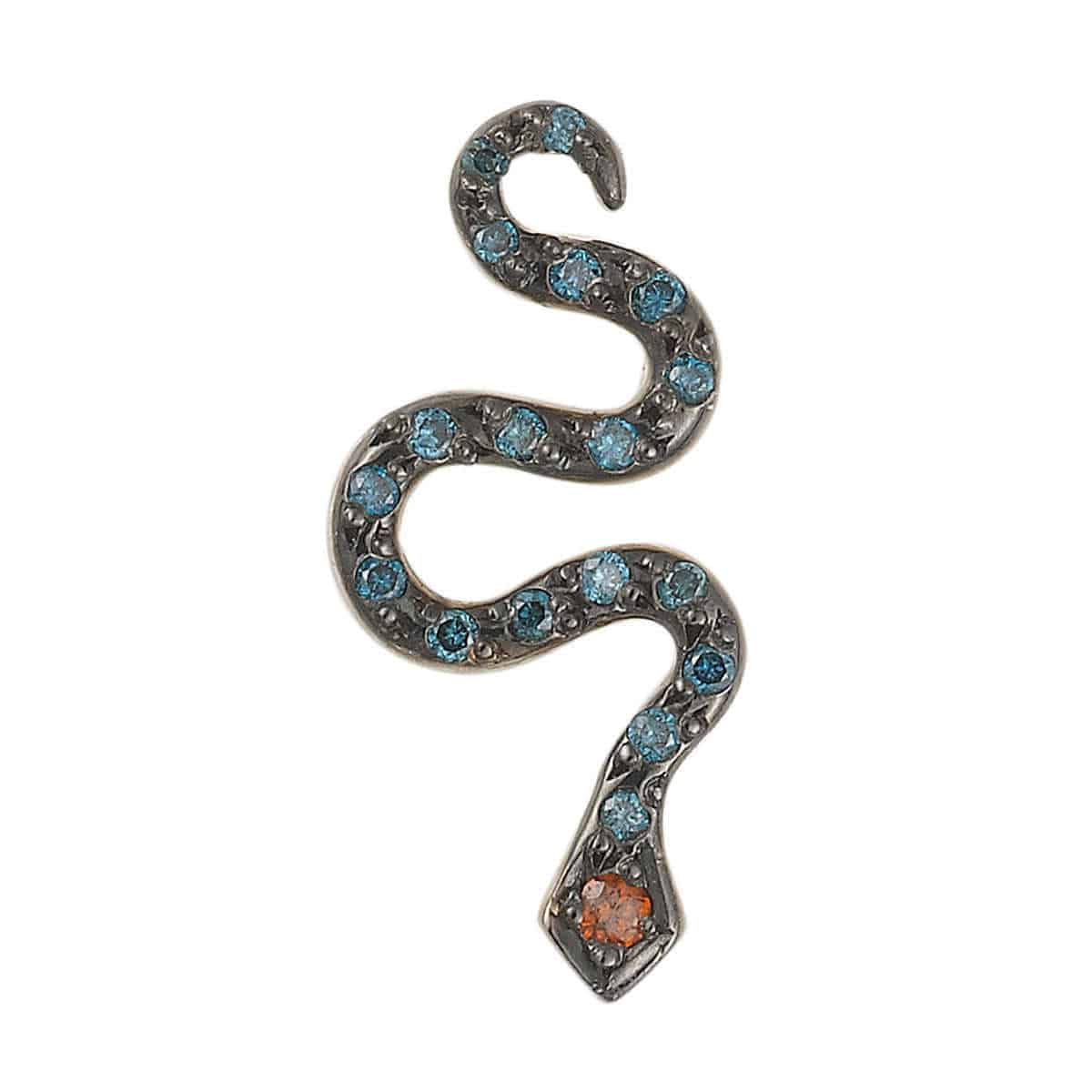 Little Snake Stud W-Bld-Bur - SNAKES - Ileana Makri store