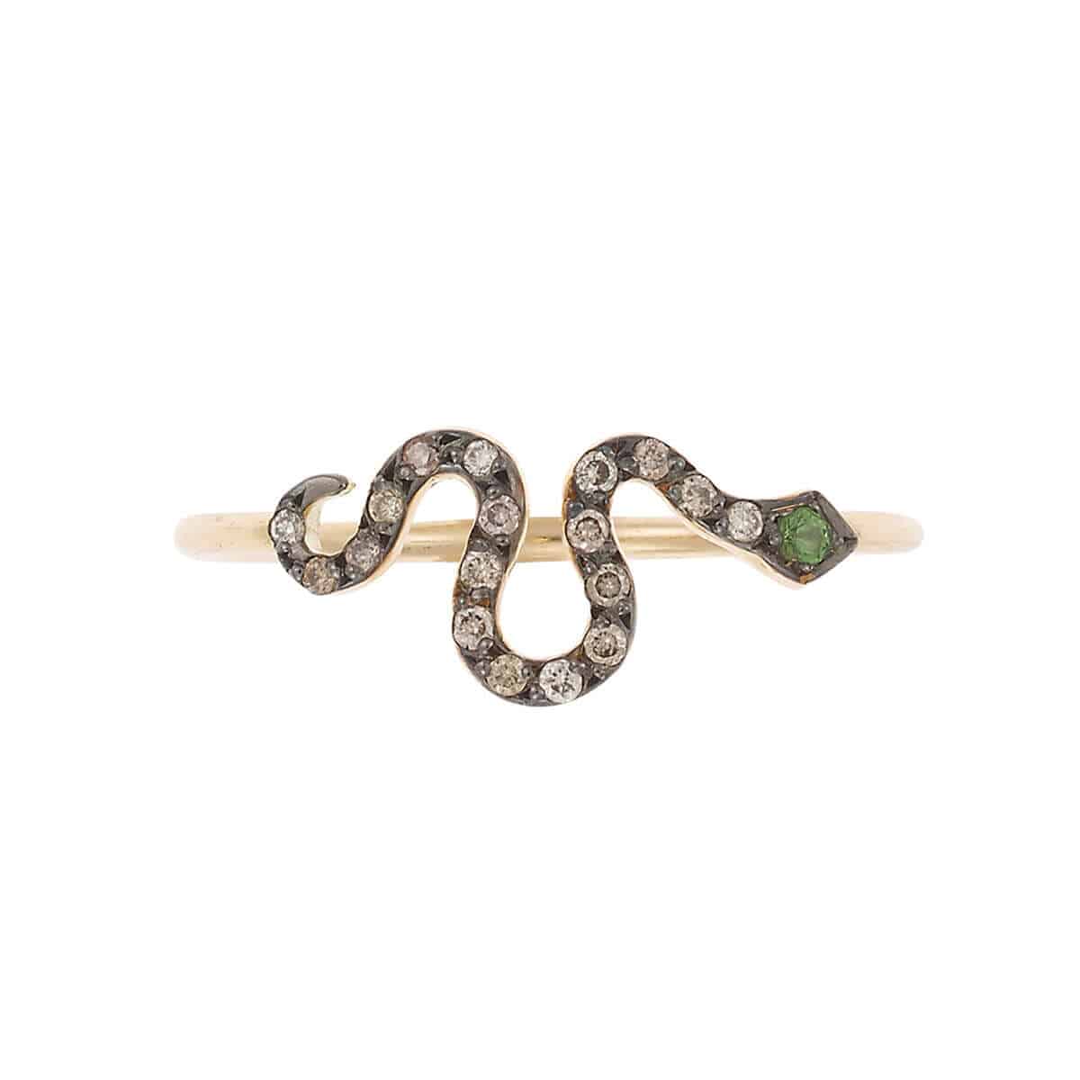 Mini Snake Ring R-Oxs-Chd-Ts - SNAKES - Ileana Makri store