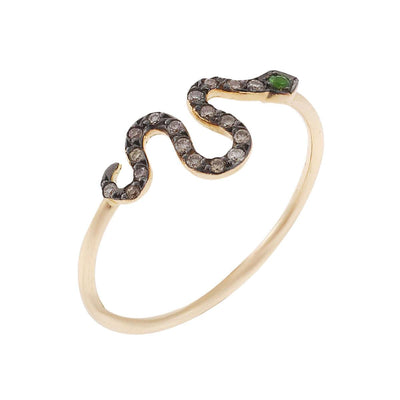 Mini Snake Ring R-Oxs-Chd-Ts - SNAKES - Ileana Makri store