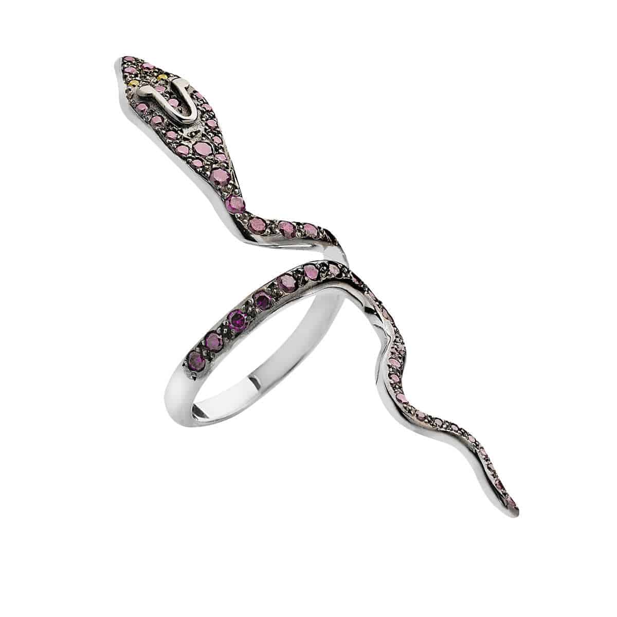 Cobra Ring W-Pud-Yd - SNAKES - Ileana Makri store