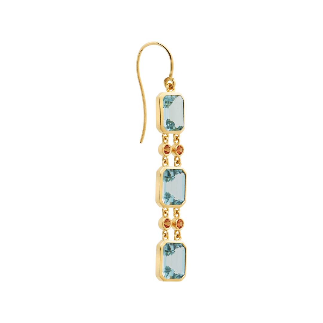 Sofia Aquamarine Drops - Crown - Ileana Makri