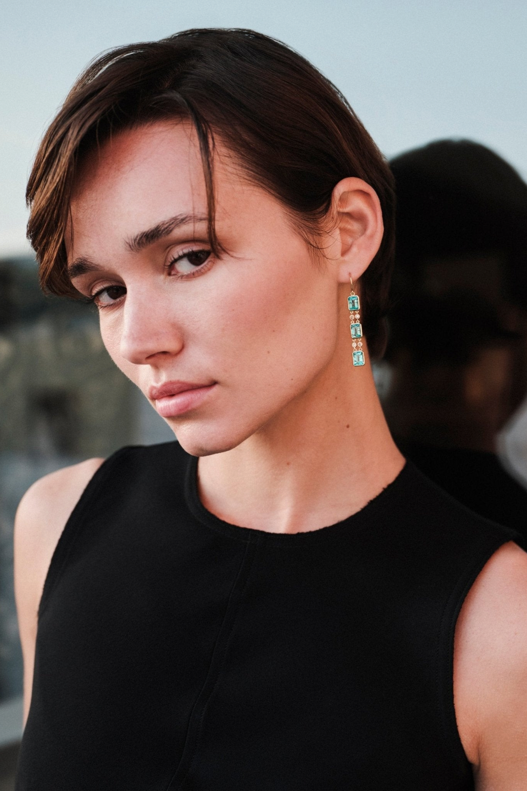 Sofia Aquamarine Drops - Crown - Ileana Makri