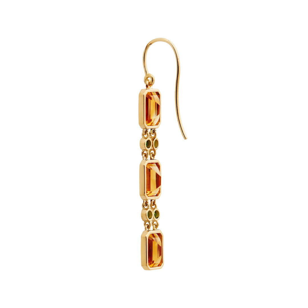 Sofia Citrine Drops - Crown - Ileana Makri