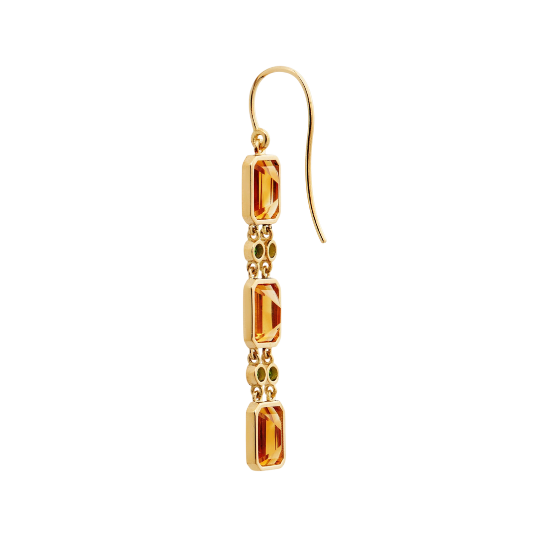 Sofia Citrine Drops - Crown - Ileana Makri
