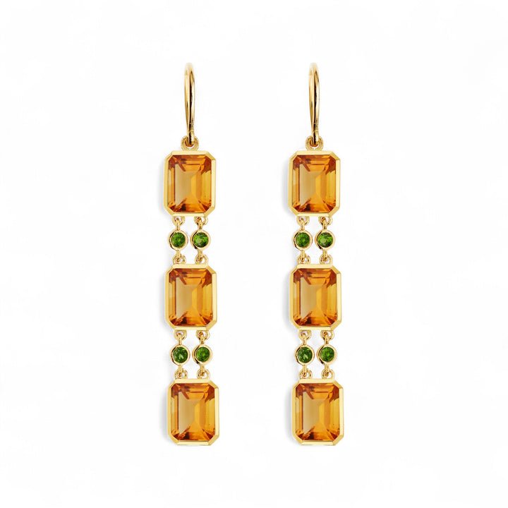 Sofia Citrine Drops - Crown - Ileana Makri