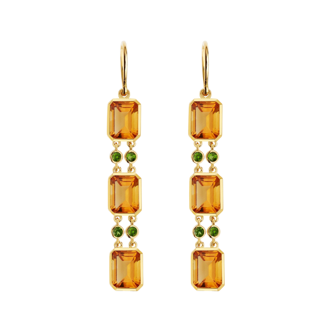 Sofia Citrine Drops - Crown - Ileana Makri