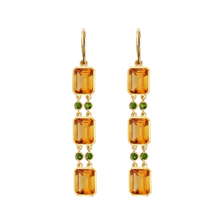 Sofia Citrine Drops - Crown - Ileana Makri