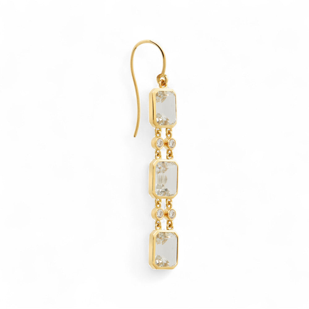 Sofia White Topaz Drops - Crown - Ileana Makri