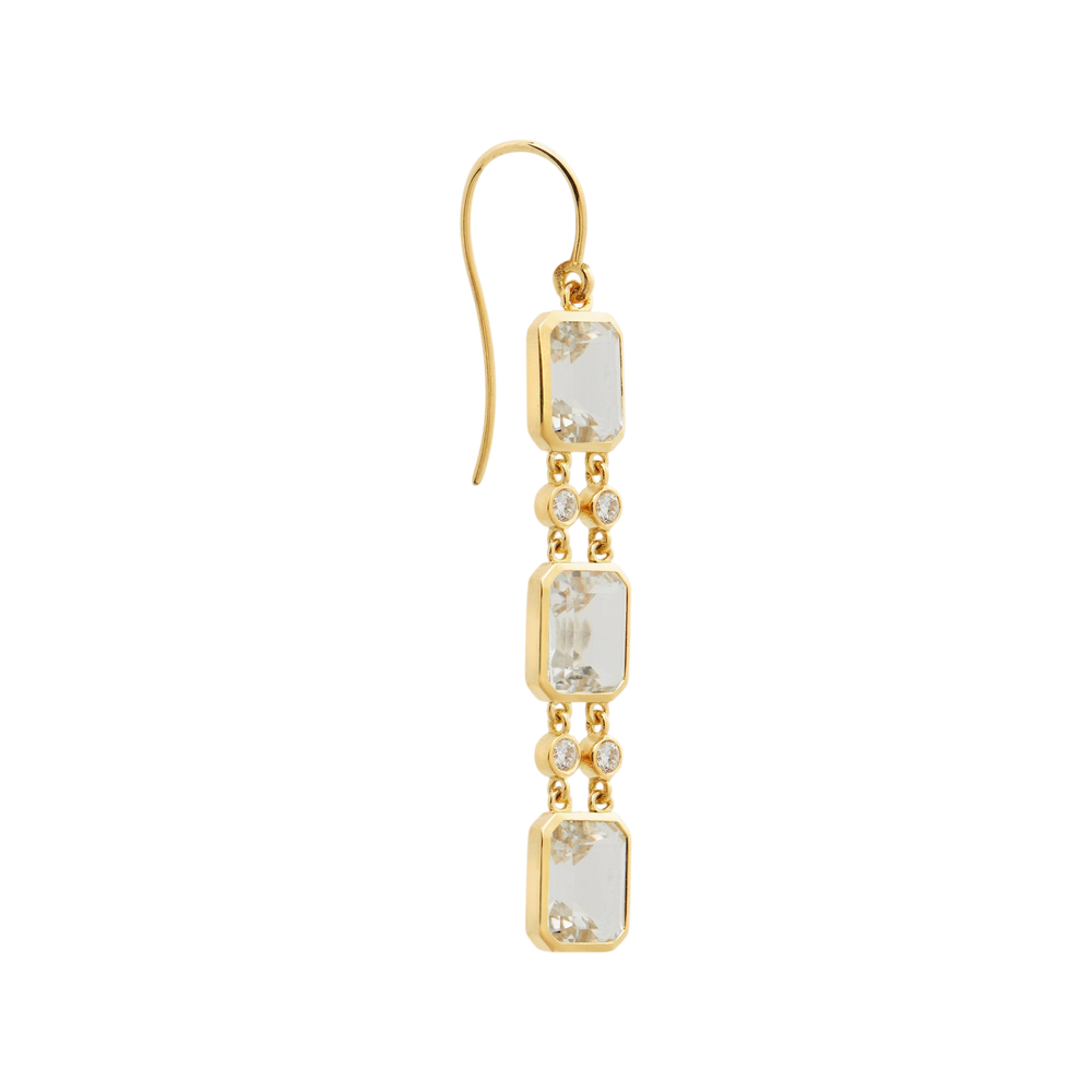 Sofia White Topaz Drops - Crown - Ileana Makri