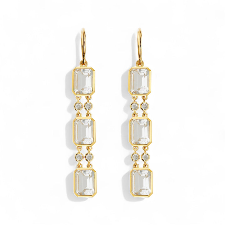 Sofia White Topaz Drops - Crown - Ileana Makri