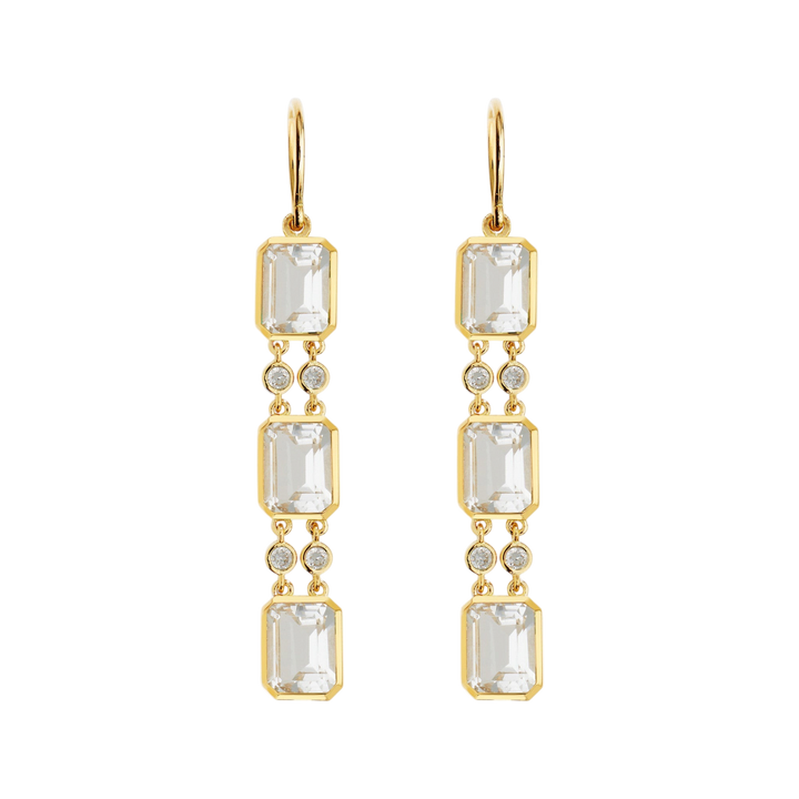 Sofia White Topaz Drops - Crown - Ileana Makri