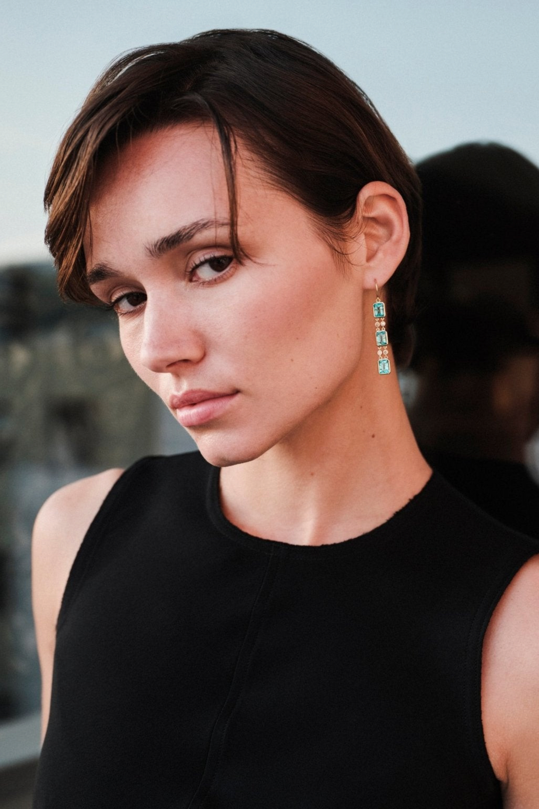 Sofia White Topaz Drops - Crown - Ileana Makri