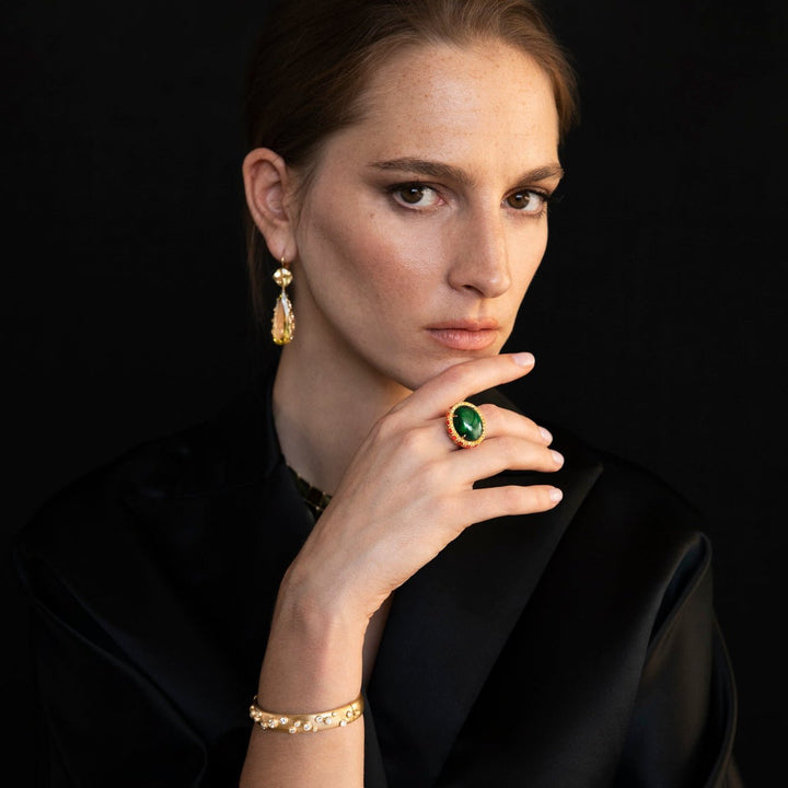 Solar Eclipse Opal Ring - OAK - Archive - Ileana Makri