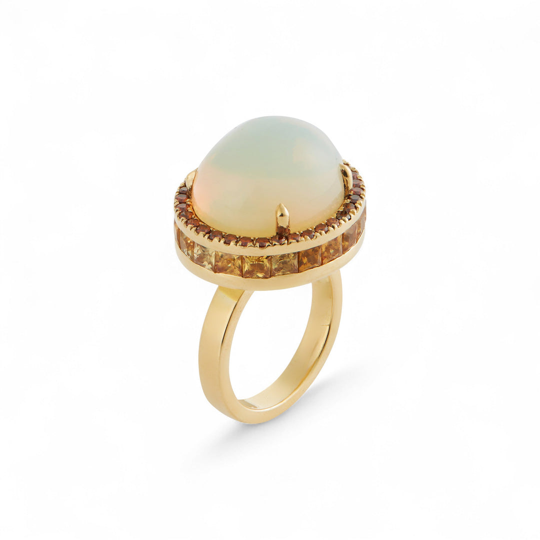 Solar Opal Ring - One of a Kind - Ileana Makri