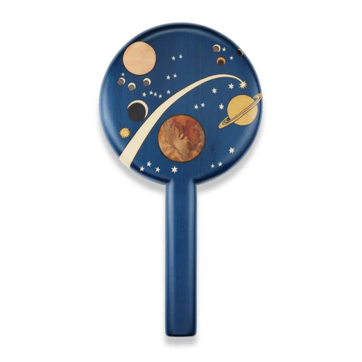 Solar System Marquetry Hand Mirror, Home Decor, Ileana Makri, Mirrors