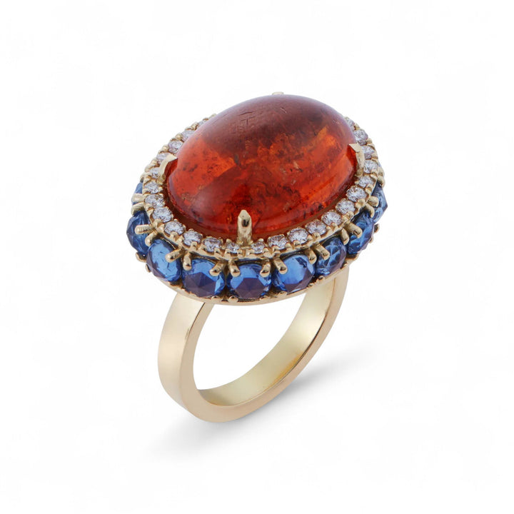 Spessartine Sunset Ring - OAK - Archive - Ileana Makri
