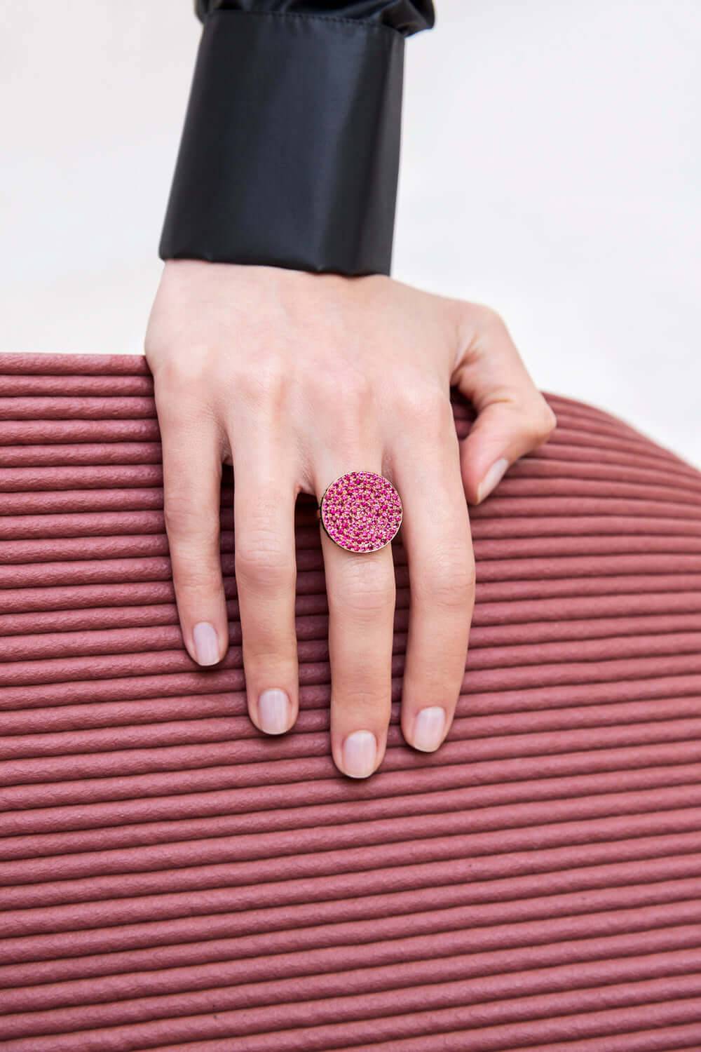 Spinel Candy Ring - Thin - Gem Candy - Ileana Makri store