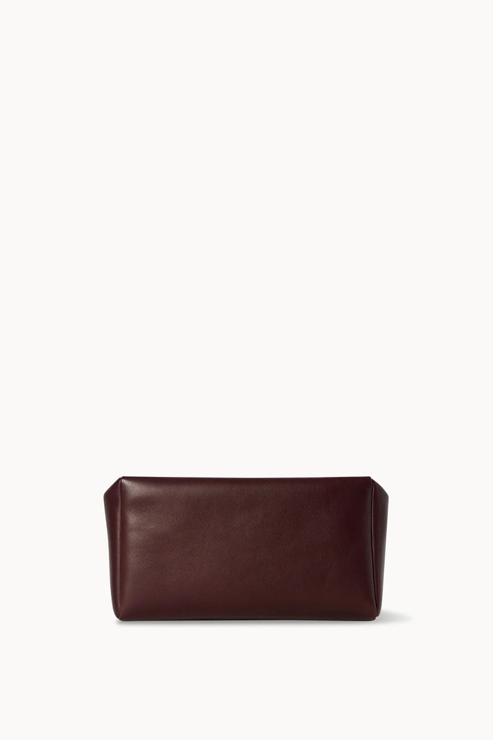 Squared Compact Clutch in Burgundy - The Row - Ileana Makri