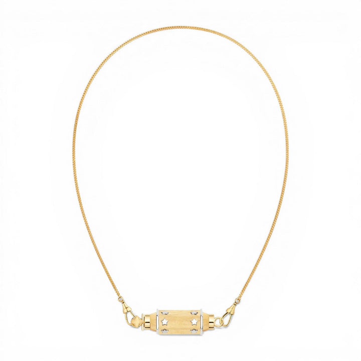 Star Baby locket Necklace (37cm) - Marie Lichtenberg - Ileana Makri
