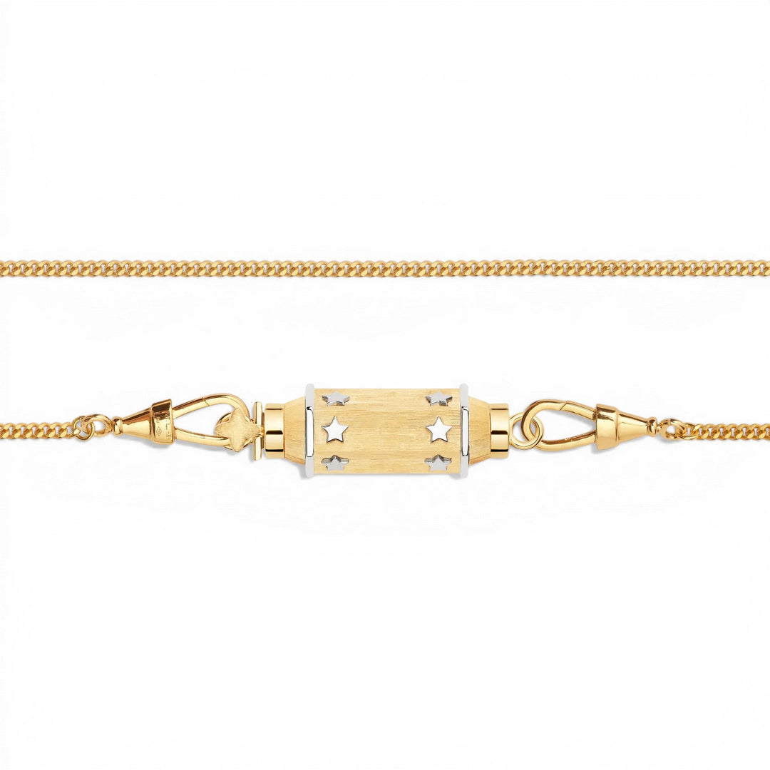 Star Baby locket Necklace (37cm) - Marie Lichtenberg - Ileana Makri