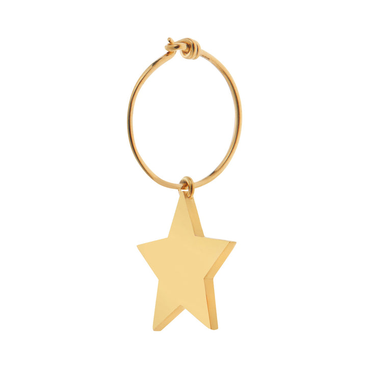 Star Burst Hoops White - Eye M Neon Rocks - Ileana Makri