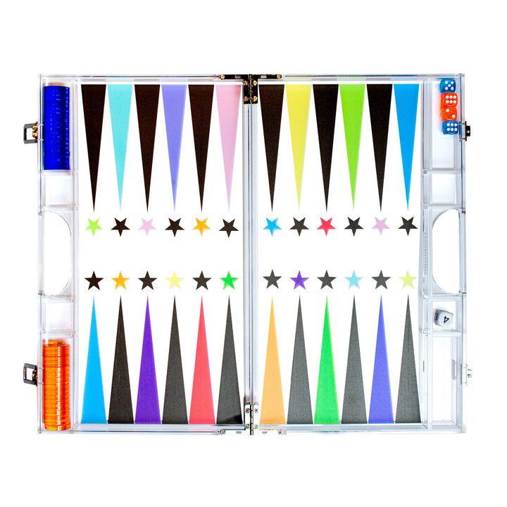 Rainbow Backgammon, Home and Decor, Ileana Makri