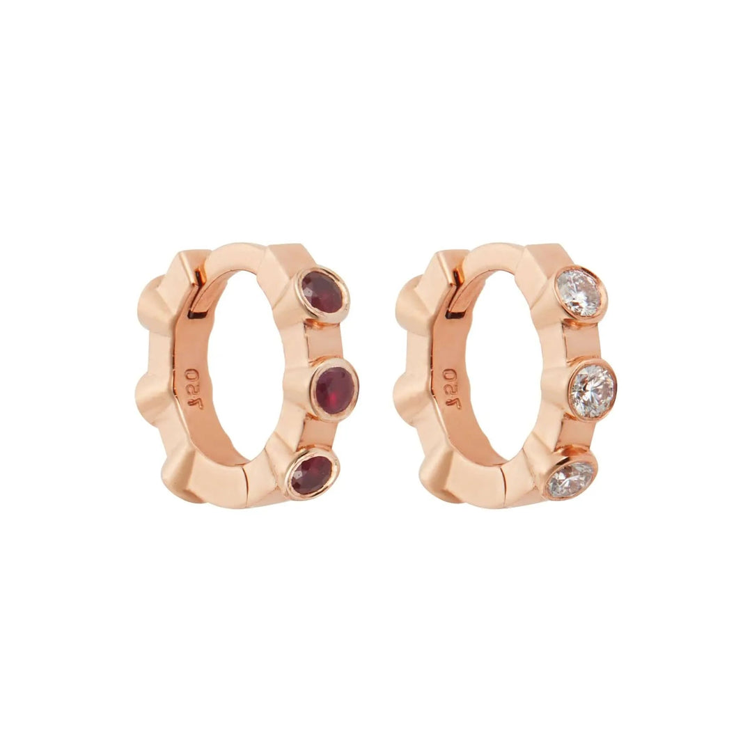 Stepping Stone Midi Hoops P - D - RU - Cascade - Ileana Makri
