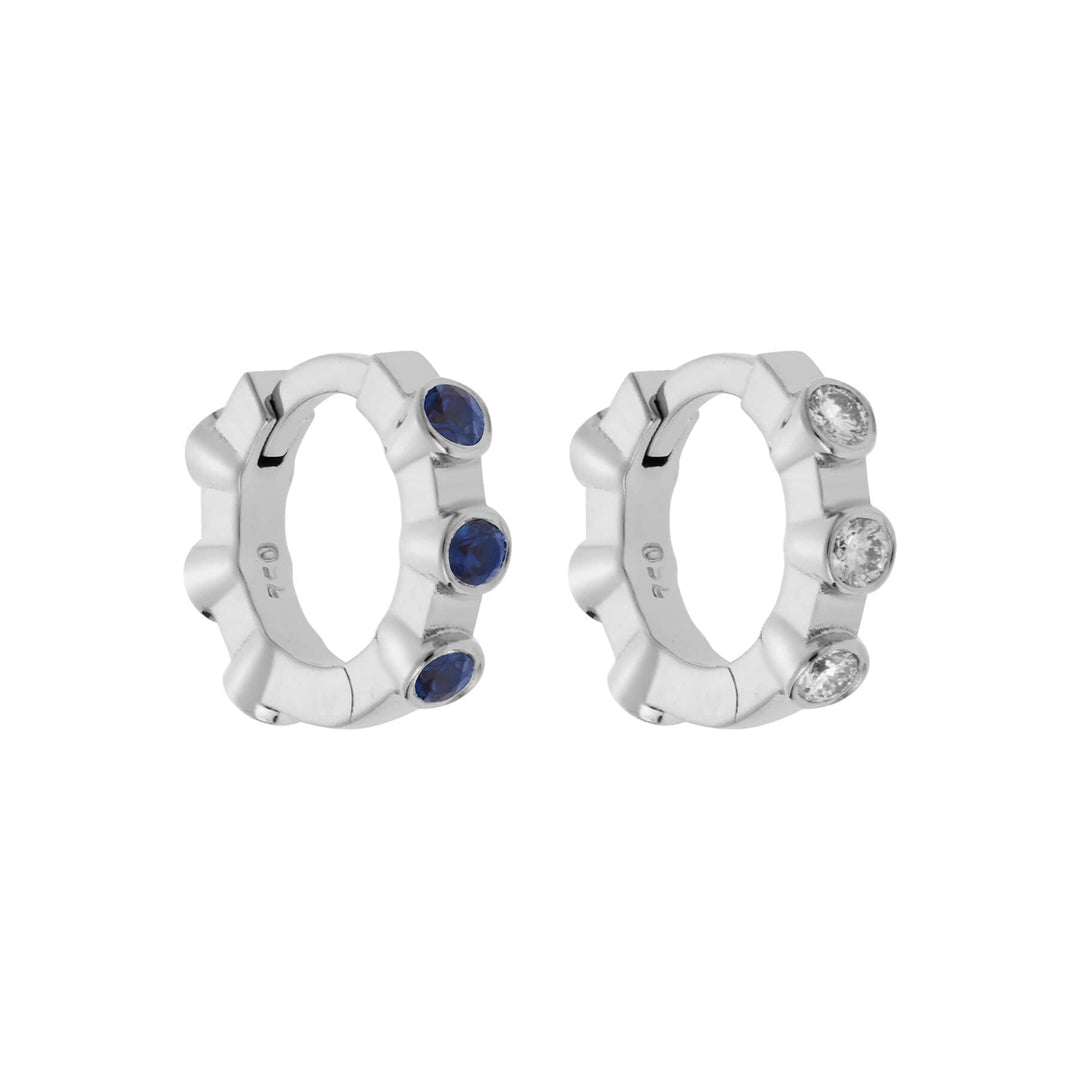 Stepping Stone Midi Hoops W - D - BS - Cascade - Ileana Makri
