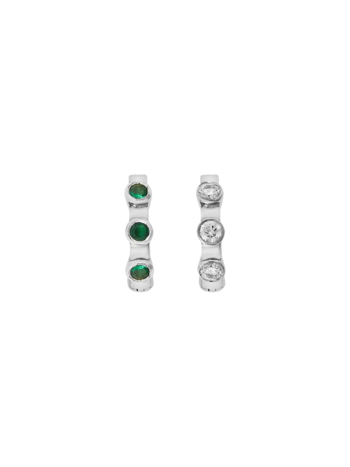 Stepping Stone Midi Hoops W - D - EM - Cascade - Ileana Makri