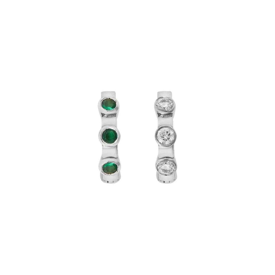 Stepping Stone Midi Hoops W - D - EM - Cascade - Ileana Makri