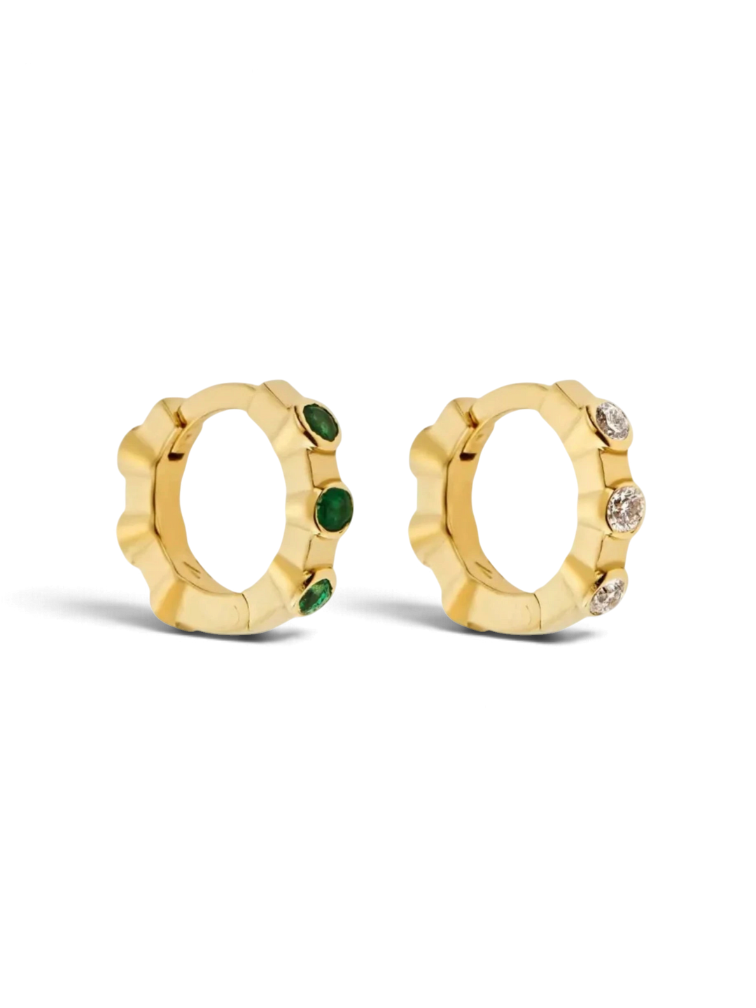 Stepping Stone Midi Hoops Y - D - EM - Cascade - Ileana Makri