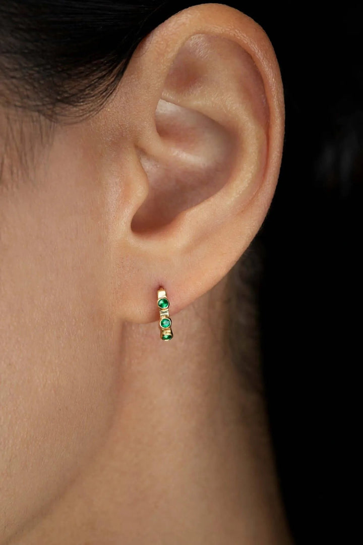 Stepping Stone Midi Hoops Y - D - EM - Cascade - Ileana Makri
