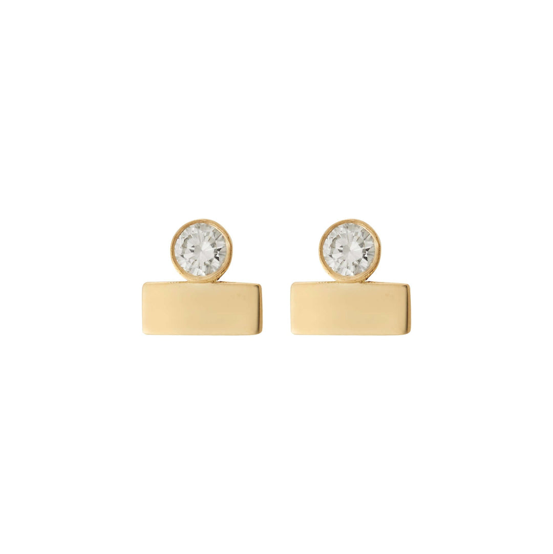 Stepping Stone Studs Y - D - Cascade - Ileana Makri