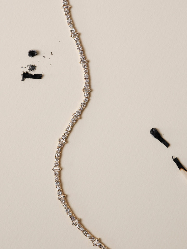 Rivulet Champagne Diamond Bracelet