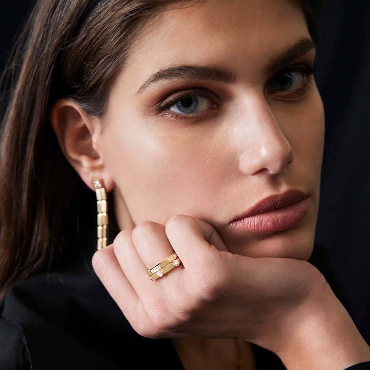 Stream Ring Diamonds - Cascade - Ileana Makri