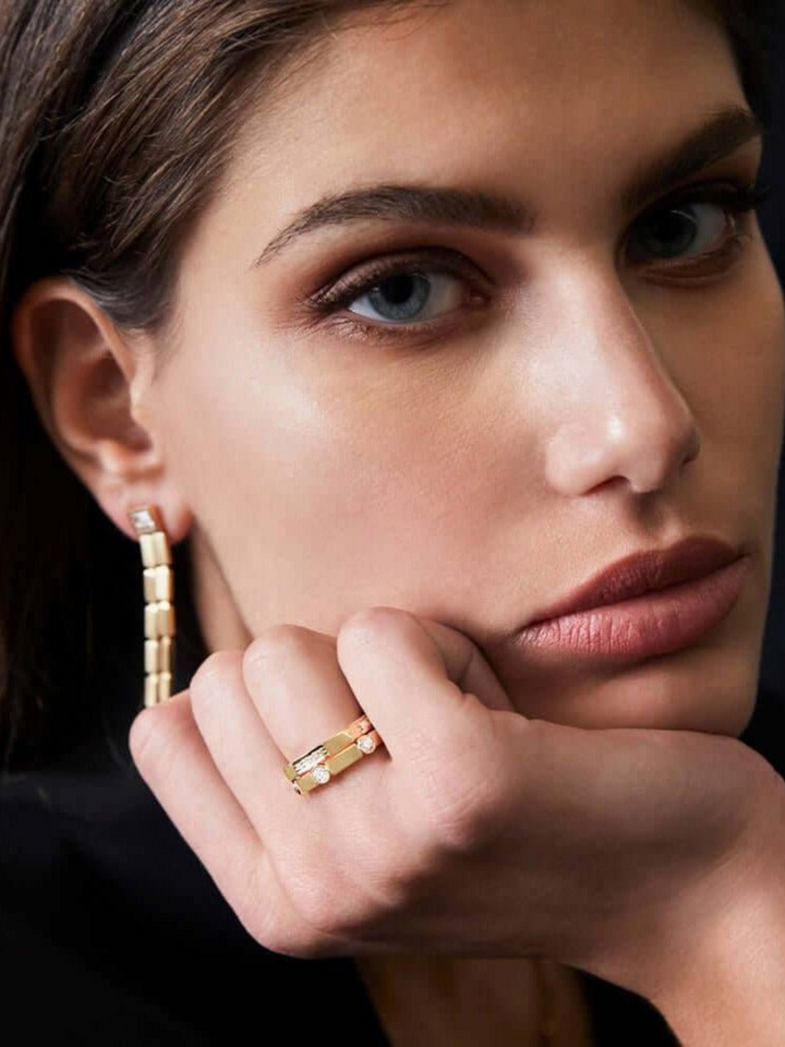 Stream Ring Diamonds - Cascade - Ileana Makri